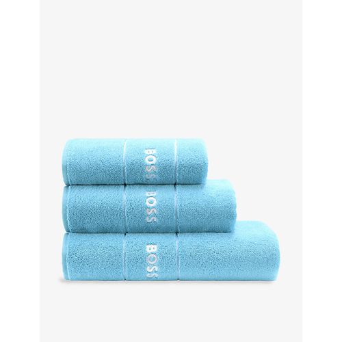 River Blue Plain Egyptian Cotton Towel Range Hand Towel