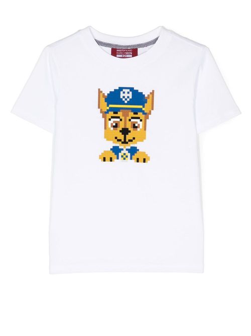 Mini Police Puppy T-shirt - White