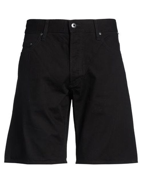 Man Shorts & Bermuda Shorts Black Size 30 Cotton
