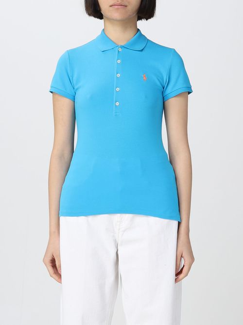 Polo Shirt Woman color Blue
