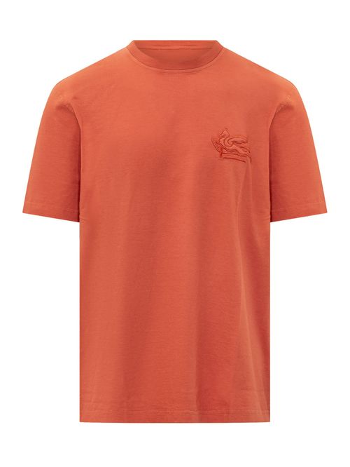 Orange Crew Neck T-Shirt