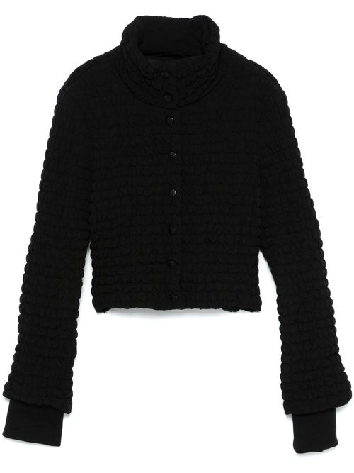 Cropped puffer jacket - Black