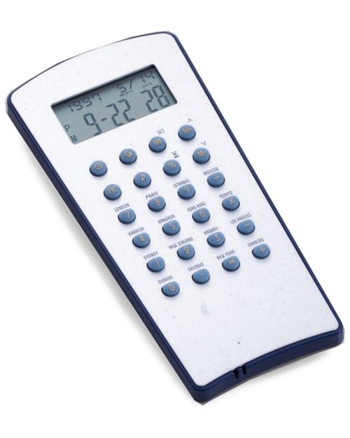 Stainless Steel World Time Alarm Clock