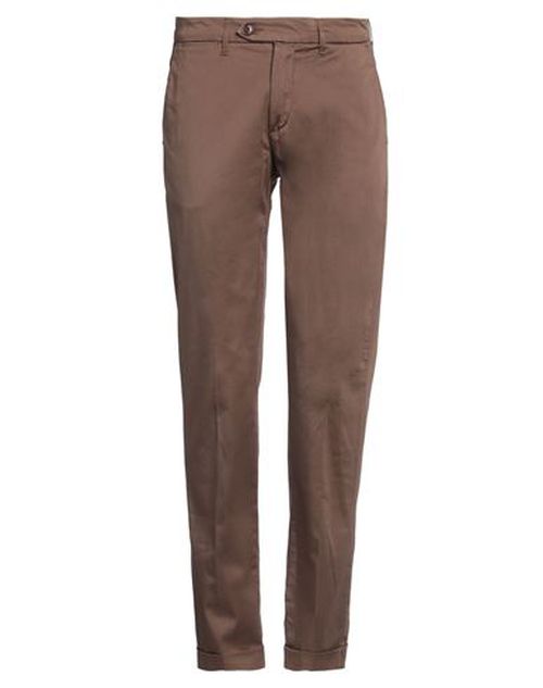 Man Pants Brown Size 30 Cotton, Elastane