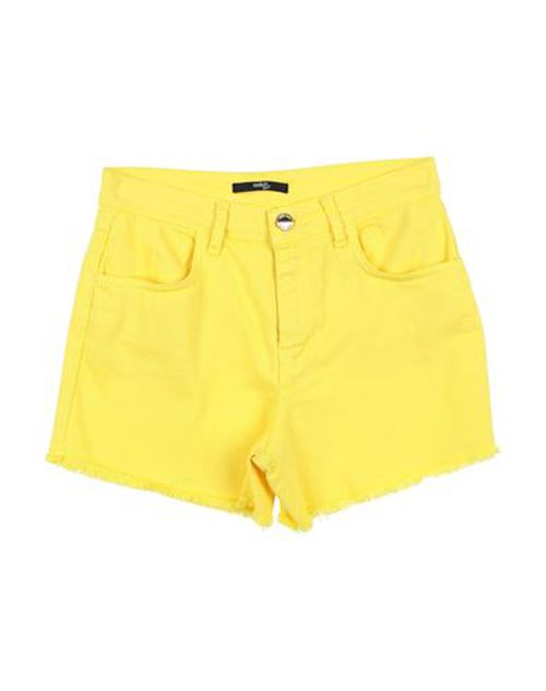 Relish Kid Girl Shorts & Bermuda Shorts Yellow Size 16 Cotton, Elastane