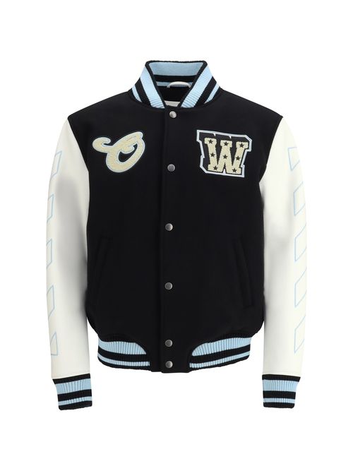 Varsity Star Logo Jacket — Black