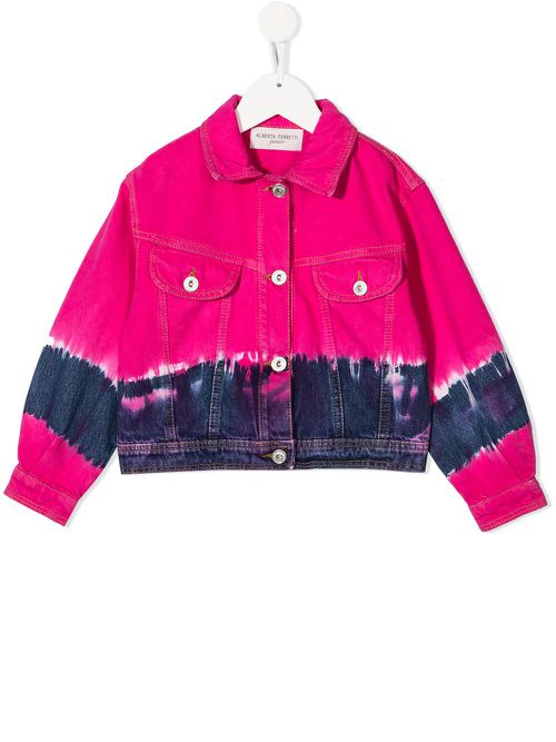 Tie-dye denim jacket - Pink
