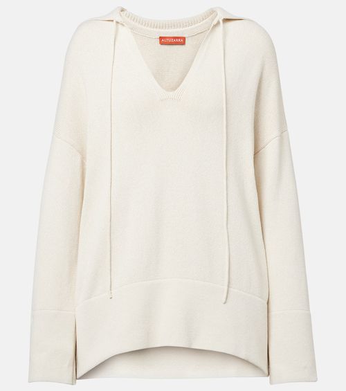 Spike silk-blend sweater