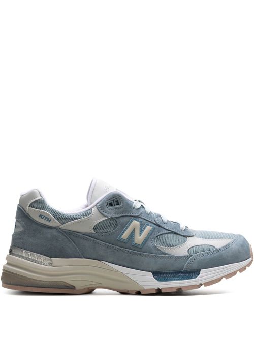 New Balance x Kith Osaka 992 Made in USA "Aegean Blue/Shadow Grey" sneakers