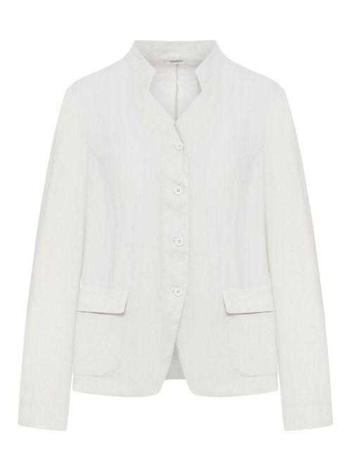 Stretch Linen Blend Jacket