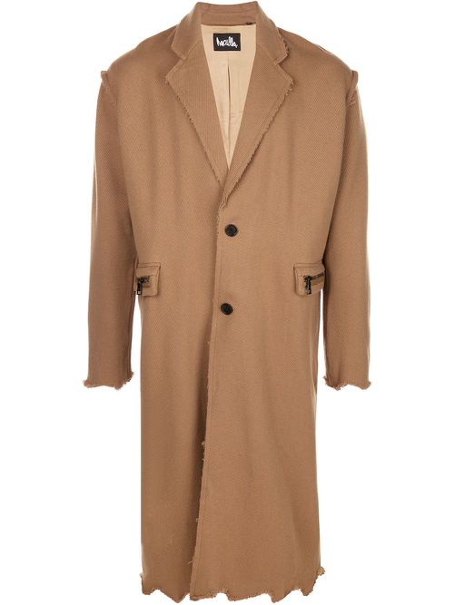 Single breasted coat - CAMEL