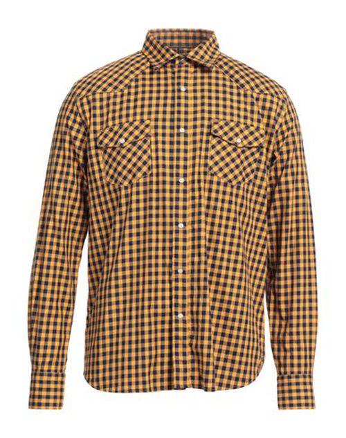 Man Shirt Marigold Size XL Cotton