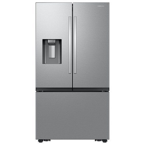Open Box 26 cu. ft. French Door Counter Depth Smart Refrigerator with Four Types of Ice - Stainless Steel