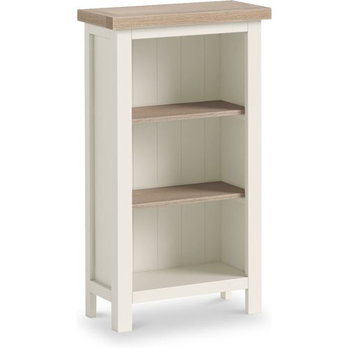 Trelan Painted 3 Shelf Small Bookcase | Coconut or Grey | Roseland