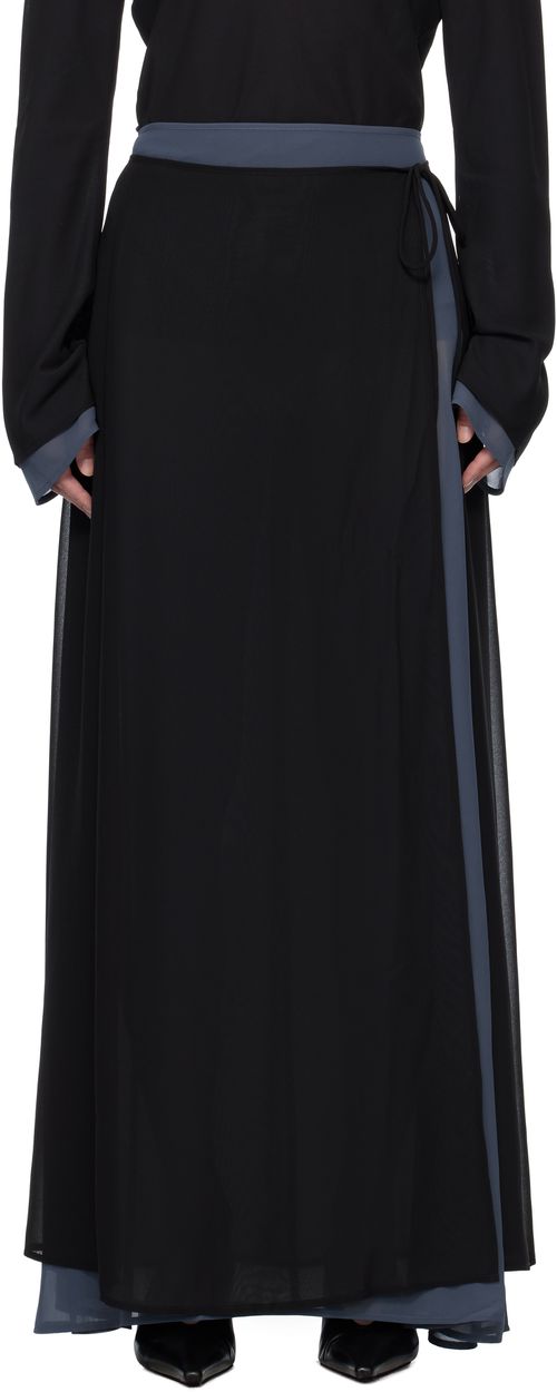 Holzweiler Black & Blue Leika Maxi Skirt