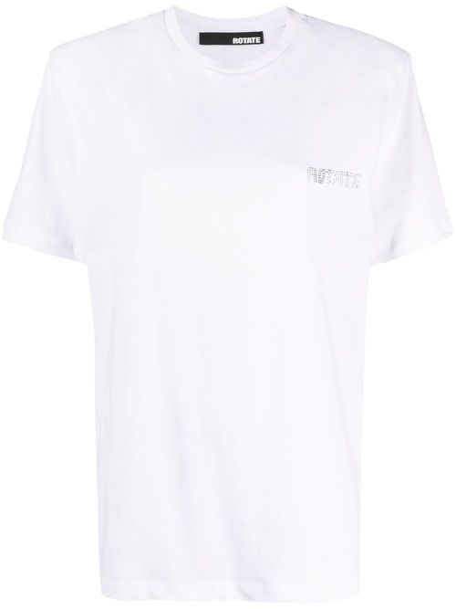 Logo-print organic-cotton T-shirt - White