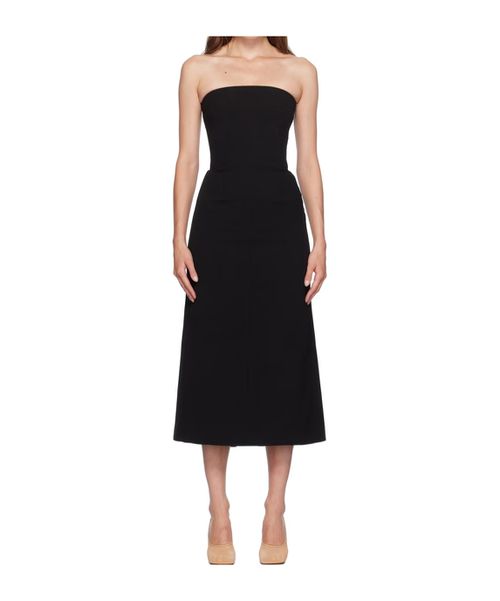 Noctula crepe midi dress
