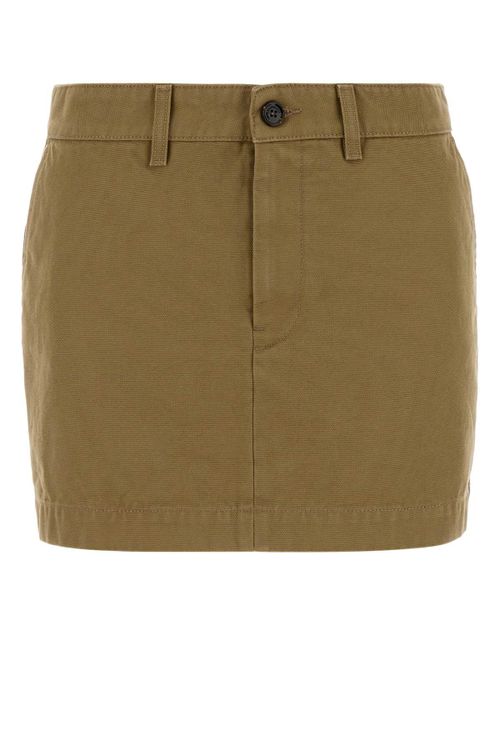 Cotton Skirt — Beige