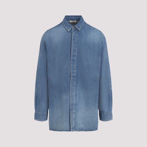 Denim Medium Blue Cotton Shirt