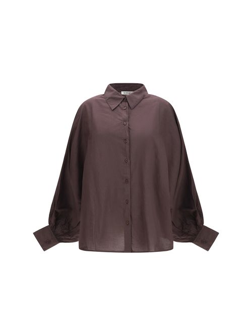 Antonia Voile Shirt — Brown