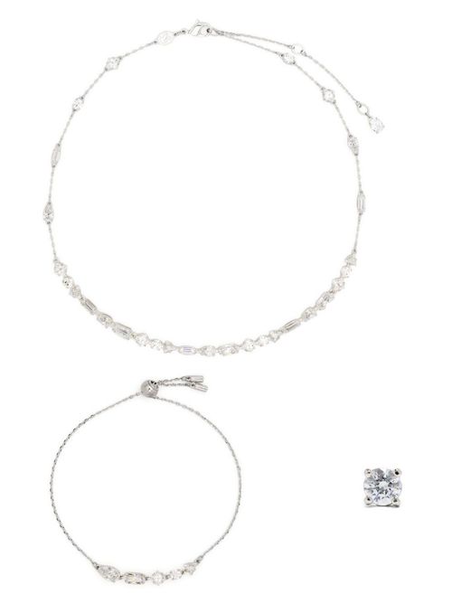 Mesmera crystal-embellished three-piece set - Silver