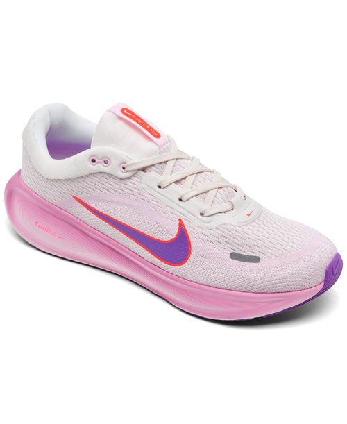 Big Kids Stellar Ride Running Sneakers from Finish Line - Chalk, Pink Foam