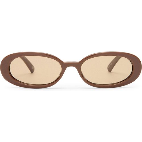 Le Specs Women's Outta Love Oval Sunglasses - Cocoa