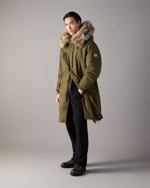 Moose Knuckles - Men's Pioneer Fur & Down Parka - Combat