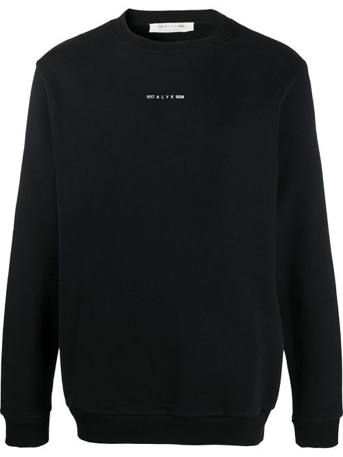 Logo graphic print sweatshirt - Black
