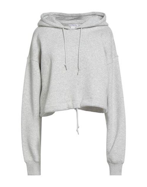 Woman Sweatshirt Grey Size L Cotton, Polyester