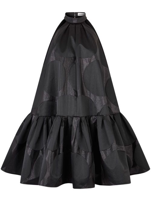 Peplum mini dress - Black