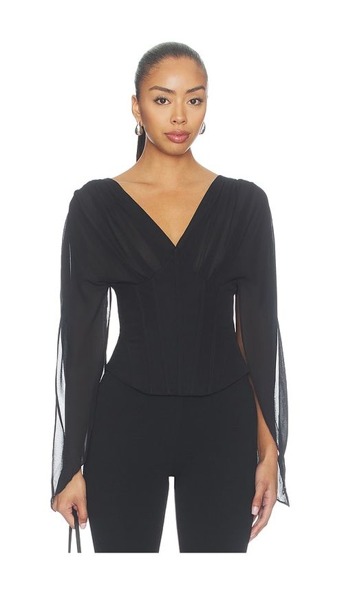 MORE TO COME Angel Corset Top in Black. XXS also in