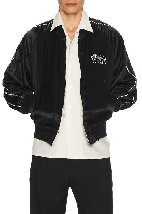 WACKO MARIA Ska Jacket in Black - Black. L also in M, S, XL/1X