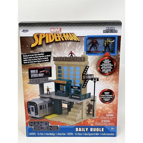 Spiderman Daily Bugle Nano Scene with Nano Figures Jada 253225012