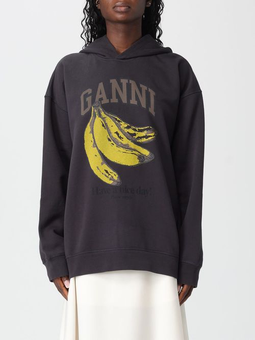 Sweatshirt Woman color Charcoal