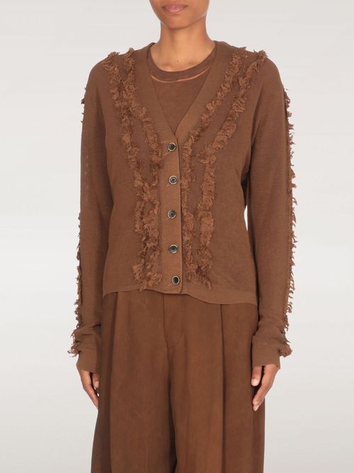Cardigan Woman color Brown