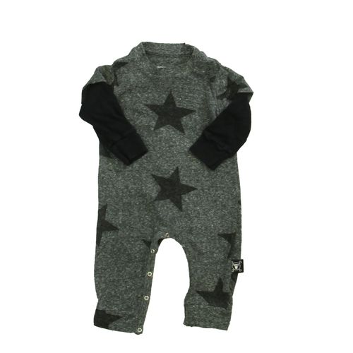 Boys Gray Black Long Sleeve Outfit