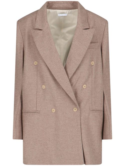 Wool blazer - Neutrals