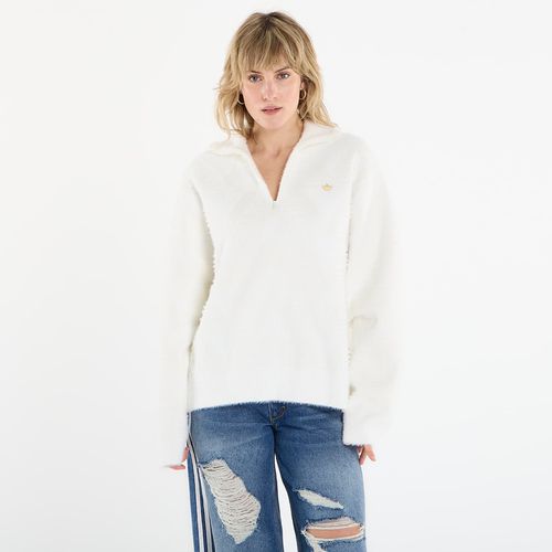 Jersey adidas Knitted Half-Zip Sweater Off White