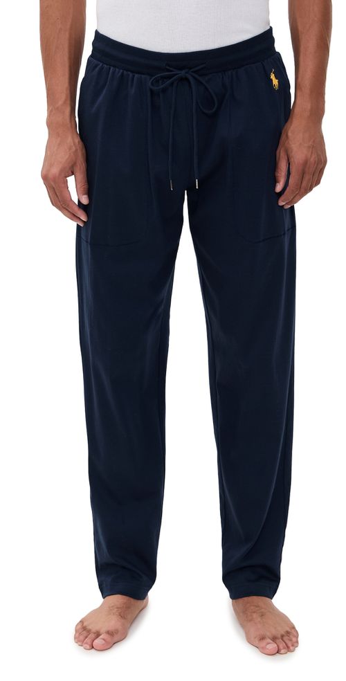 Mercerized Cotton Pajama Pants Cruise Navy