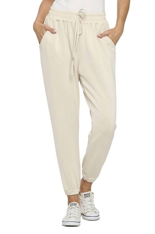 Scuba Joggers In Ivory
