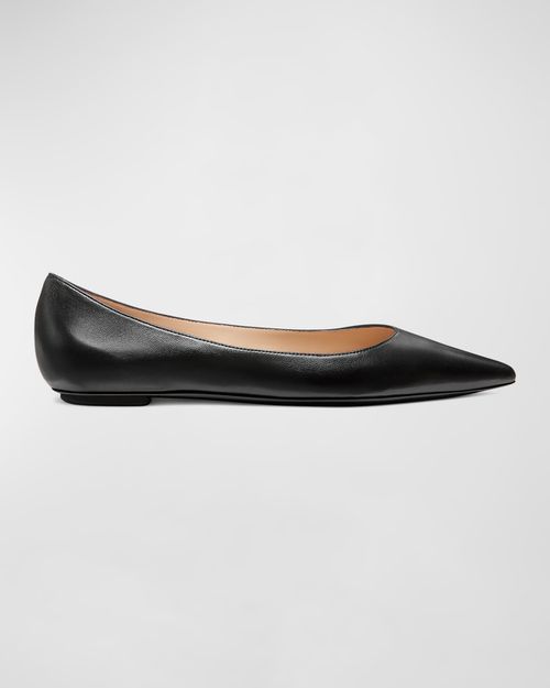 Emilia Leather Ballerina Flats