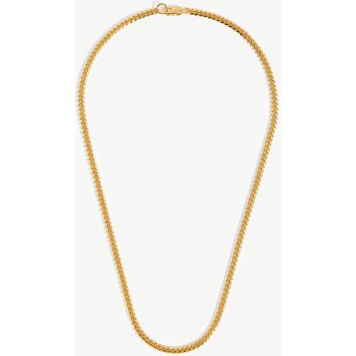 Mens Round Curb Chain Necklace