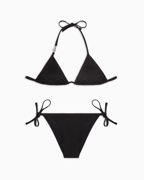Triangle bikini in technical fabric