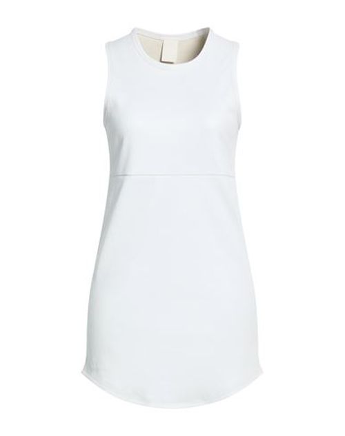Woman Mini dress White Size M Lambskin