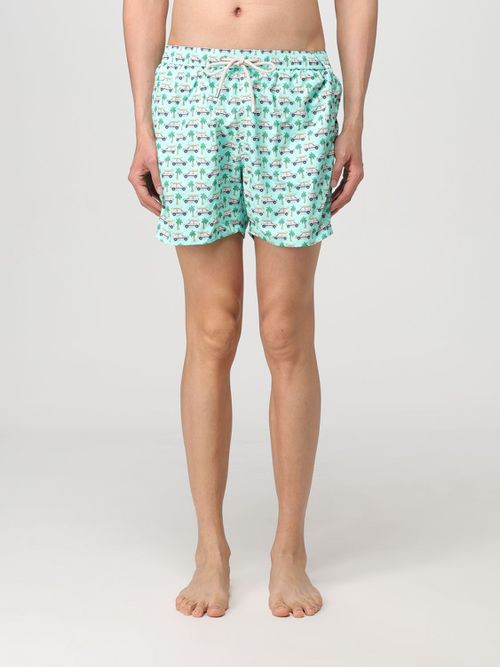Swimsuit Men color Turquoise