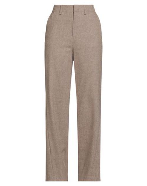 Woman Pants Sand Size 4 Wool, Elastane