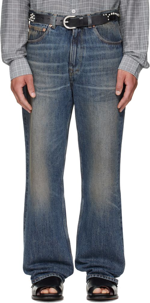 Blue Third Cut Jeans
