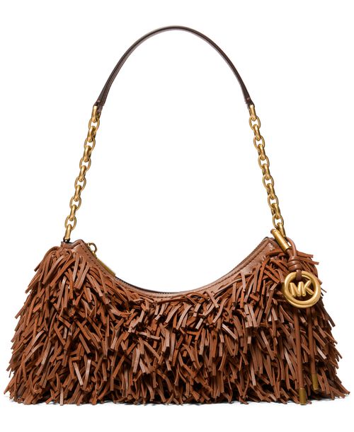 Michael Nolita Small Chain Pouchette Bag - Luggage