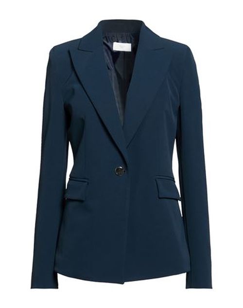 Woman Blazer Midnight blue Size 8 Polyester, Elastane